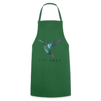 S’envoler - Tablier de cuisine - vert foncé - Devant - AI Model Male 185 dark (185cm)