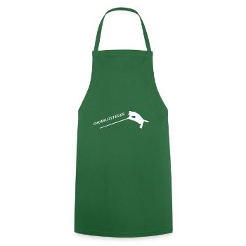 Chorflüsterer chef d'orchestre musique cadeau chorale - Tablier de cuisine - vert foncé - Devant - AI Model Male 185 dark (185cm)