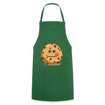 Keks Kekse Cookie Schokolade Teigwaren Gebäck - Kochschürze - Grün - Vorne - AI Model Male 185 dark (185cm)