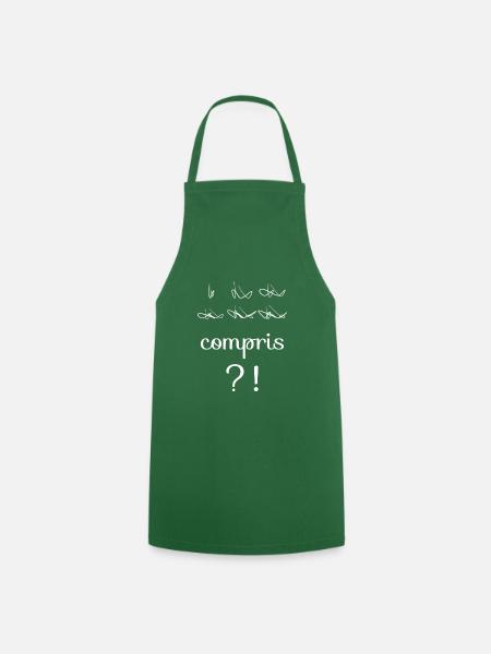 Chef de chœur Directeur d'Orchestre chant choral! - Tablier de cuisine - vert foncé