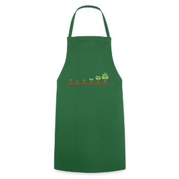 Gardener Gardener Biogärtner Farmer Farmer - Cooking Apron - green - Front - AI Model Male 185 dark (185cm)