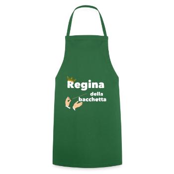 Regina della bacchetta Bigliettaia Orchestra Coro - Kochschürze - Grün - Vorne - AI Model Male 185 dark (185cm)