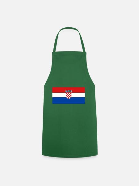 Croatia - Cooking Apron - green