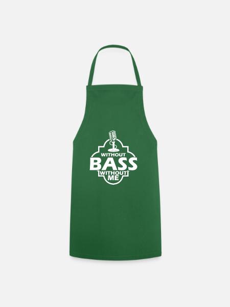 sans basse sans moi micro - Tablier de cuisine - vert foncé