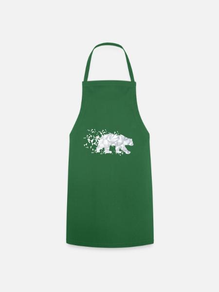 Climat de l'ours polaire - Tablier de cuisine - vert foncé
