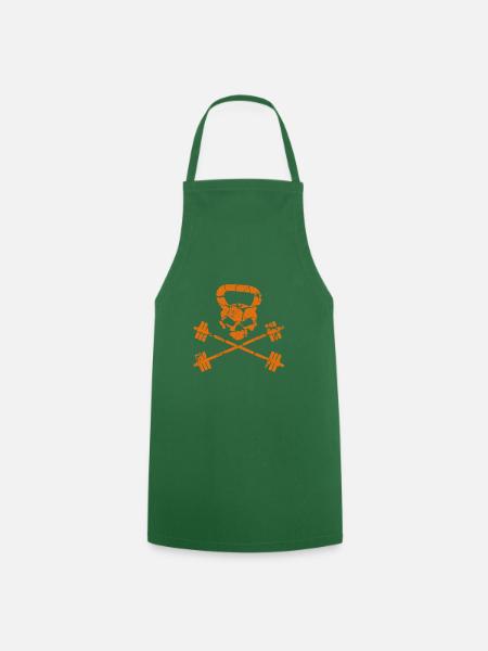 Outpost Logo Orange - Cooking Apron - green