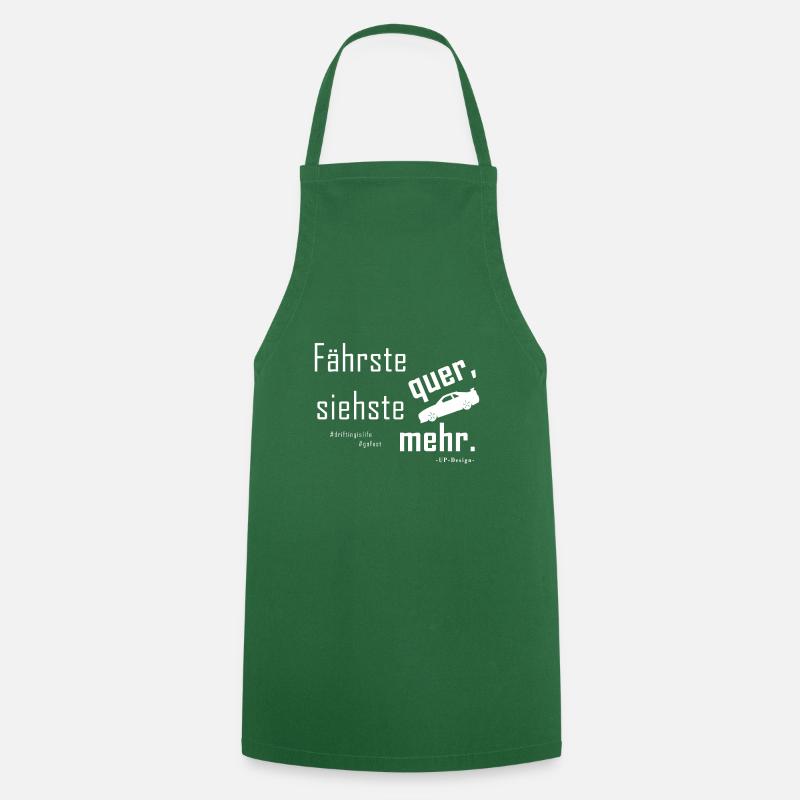 Traversier, voir plus! - Tablier de cuisine - vert foncé