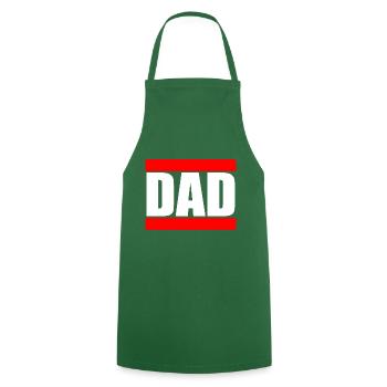 Dad Dad Dad Best Dad Gift Christmas - Cooking Apron - green - Front - AI Model Male 185 dark (185cm)