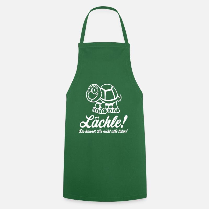 Smile you can not kill them all - toad - Cooking Apron - green