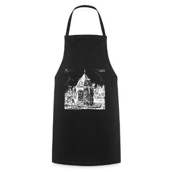 Maison de jardin historique de Radevormwald - maison - Tablier de cuisine - noir - Devant - AI Model Male 185 dark (185cm)