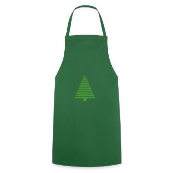 Weihnachtbaum gruen Tannenbaum - Kochschürze - Grün - Vorne - AI Model Male 185 dark (185cm)