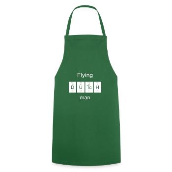 Flying Dutchman Pirate Periodic Table Nerd - Cooking Apron - green - Front - AI Model Male 185 dark (185cm)
