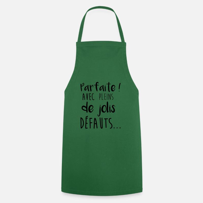 Parfaite avec pleins de jolis defauts - Tablier de cuisine - vert foncé