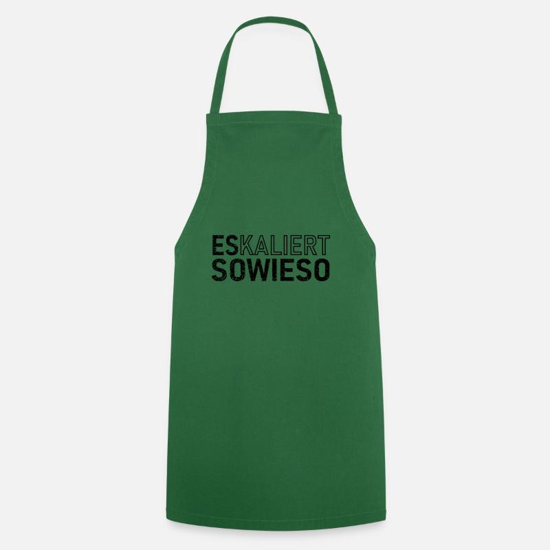 Il échappe quand même - Tablier de cuisine - vert foncé