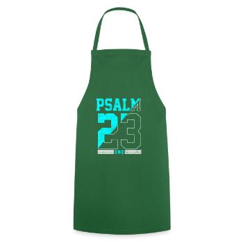 psalm 23 bible jesus - Cooking Apron - green - Front - AI Model Male 185 dark (185cm)