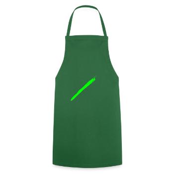Brush green - Cooking Apron - green - Front - AI Model Male 185 dark (185cm)