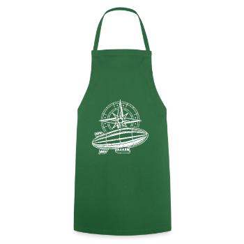 Compass trip - Cooking Apron - green - Front - AI Model Male 185 dark (185cm)