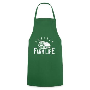 Farm farmer farm life claim - Cooking Apron - green - Front - AI Model Male 185 dark (185cm)