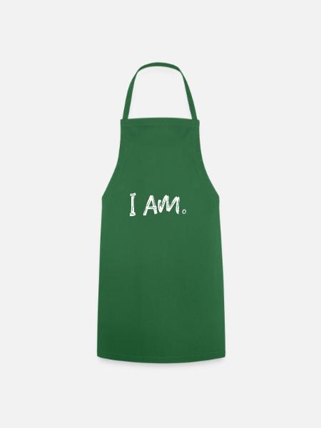 I am - Kochschürze - Grün