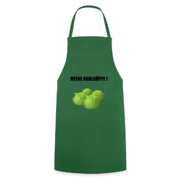 My cabbages - Cooking Apron - green - Front - AI Model Male 185 dark (185cm)