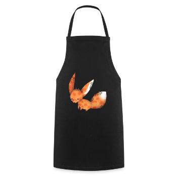 Creative Foxy - Kochschürze - Schwarz - Vorne - AI Model Male 185 dark (185cm)
