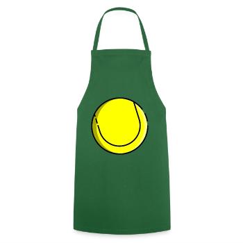 Tennis Tennisball Tennisschlaeger Tennisspiel - Kochschürze - Grün - Vorne - AI Model Male 185 dark (185cm)