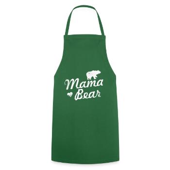 Shirt Mama Bear heart white - Kochschürze - Grün - Vorne - AI Model Male 185 dark (185cm)