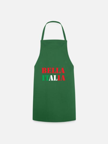 BELLA ITALIA - Cooking Apron - green