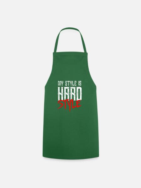 Hardstyle music - Cooking Apron - green