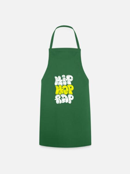 Hip hop musik rap - Kochschürze - Grün