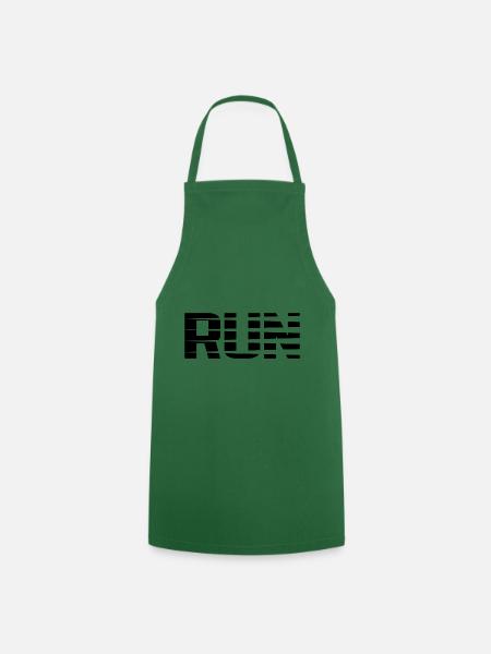 Run - Cooking Apron - green