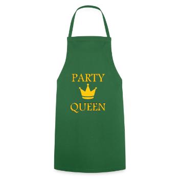 Partyqueen - Kochschürze - Grün - Vorne - AI Model Male 185 dark (185cm)
