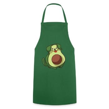avocado hund lustig - Kochschürze - Grün - Vorne - AI Model Male 185 dark (185cm)