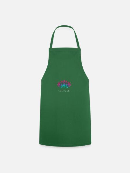No Mud No Lotus - Cooking Apron - green