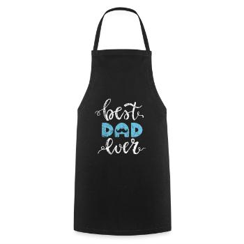 The best dad - Cooking Apron - black - Front - AI Model Male 185 dark (185cm)