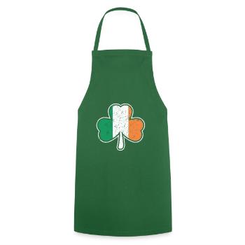 Irish shamrock - Cooking Apron - green - Front - AI Model Male 185 dark (185cm)