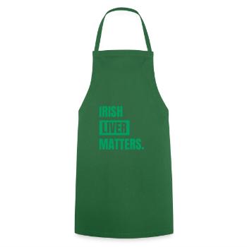 Irish liver irish liver - Cooking Apron - green - Front - AI Model Male 185 dark (185cm)