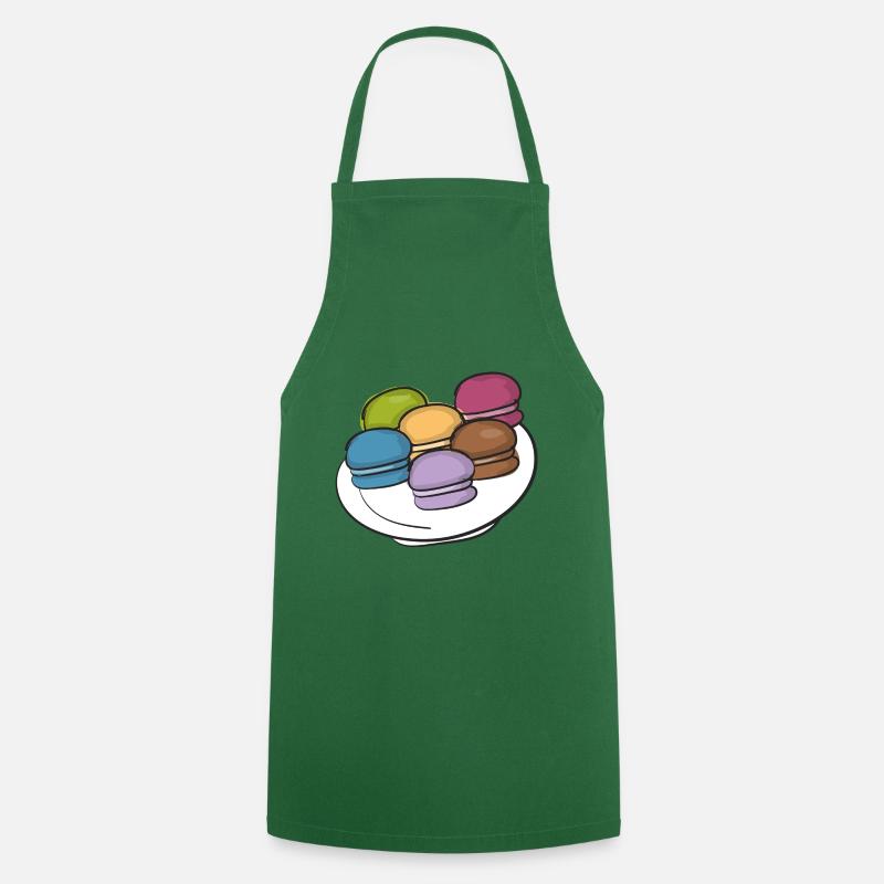 Macaron - Cooking Apron - green