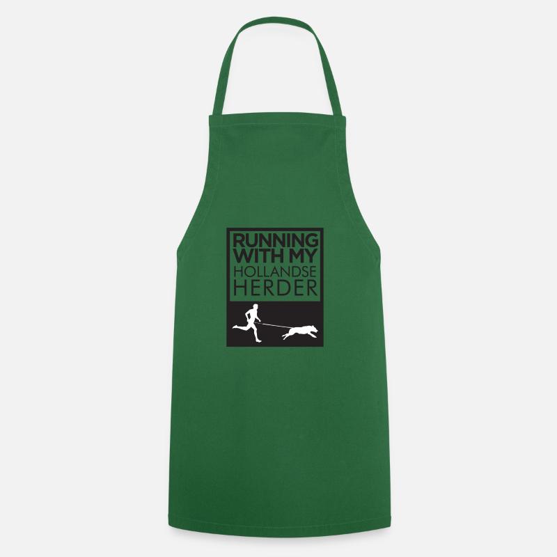 Dutch shepherd dog - Cooking Apron - green