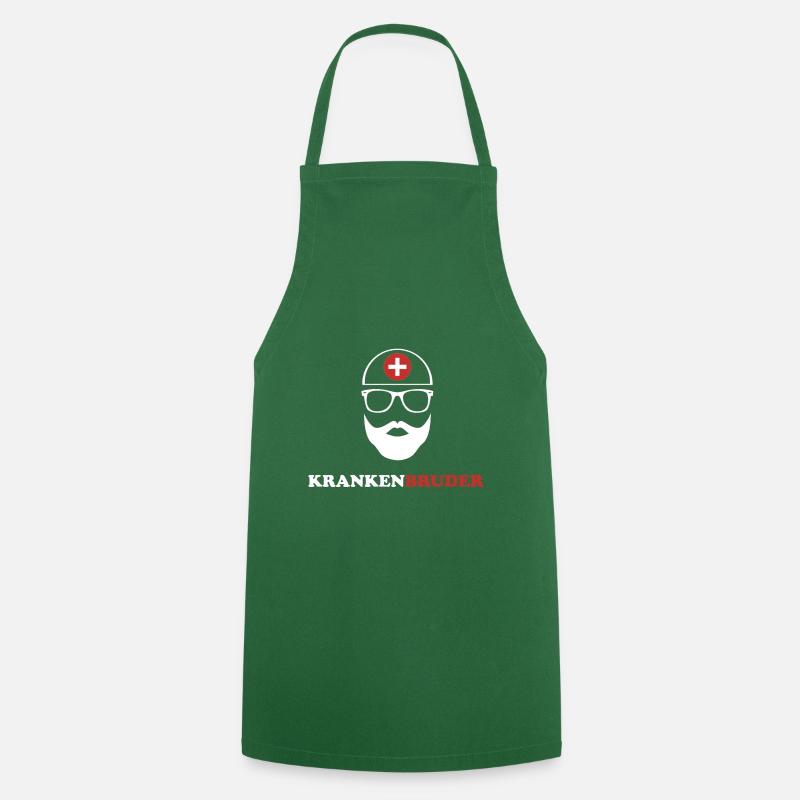 Krankenbruder - Kochschürze - Grün