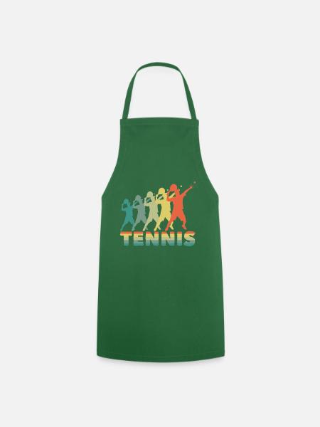 tennis - Tablier de cuisine - vert foncé