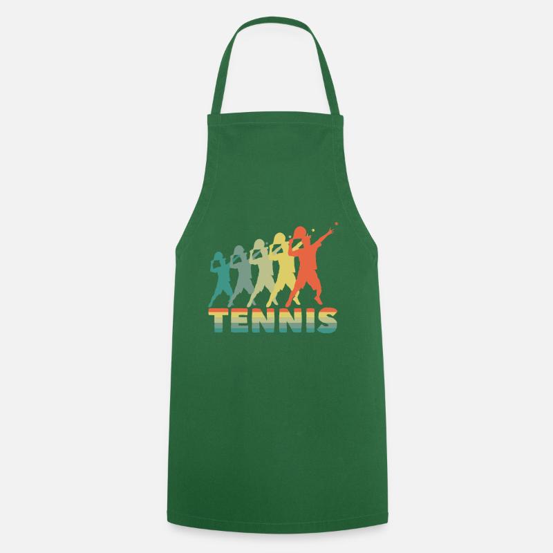 tennis - Tablier de cuisine - vert foncé