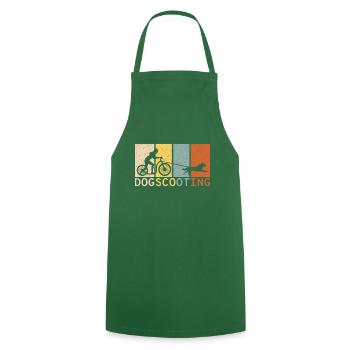 dogscooting - Tablier de cuisine - vert foncé - Devant - AI Model Male 185 dark (185cm)