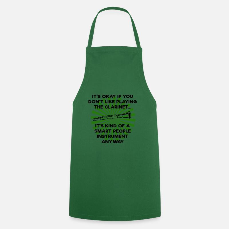 Clarinette - Tablier de cuisine - vert foncé