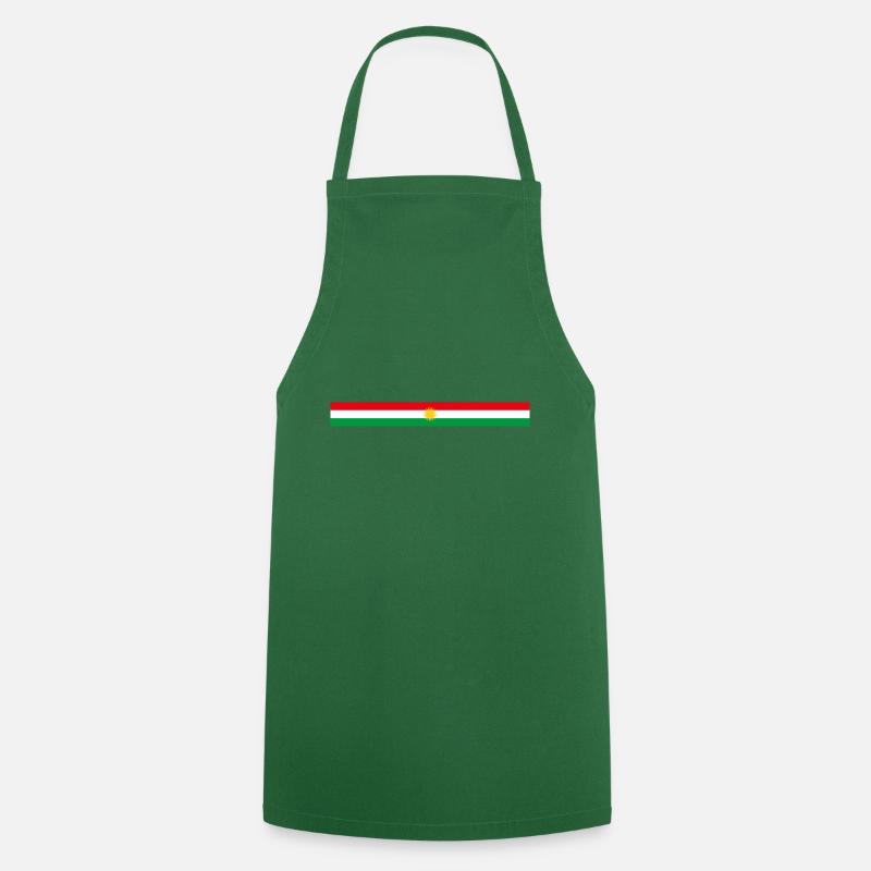 Drapeau du Kurdistan - Tablier de cuisine - vert foncé