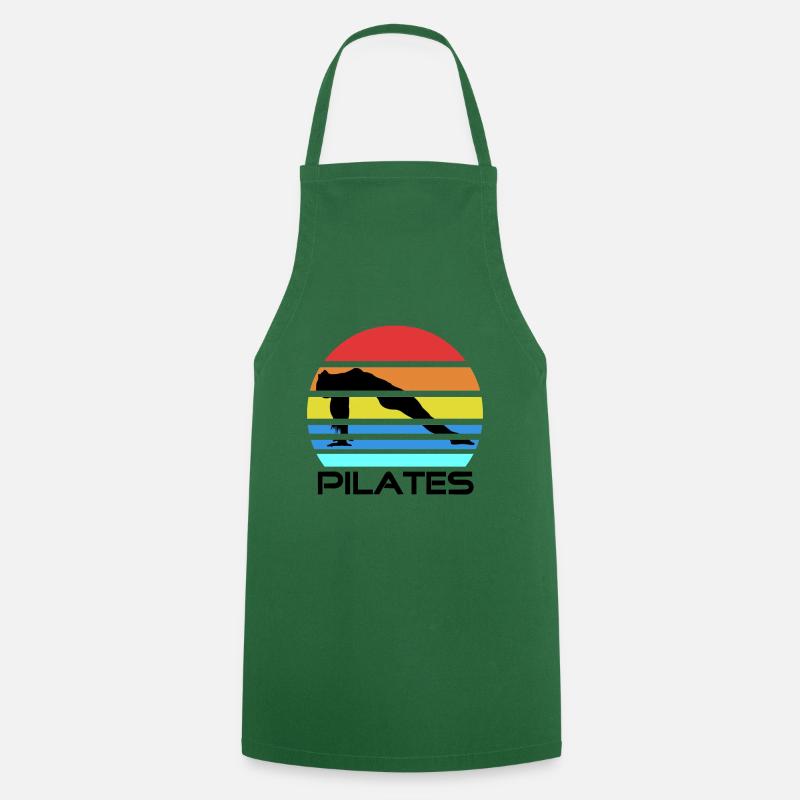 Pilates - Tablier de cuisine - vert foncé