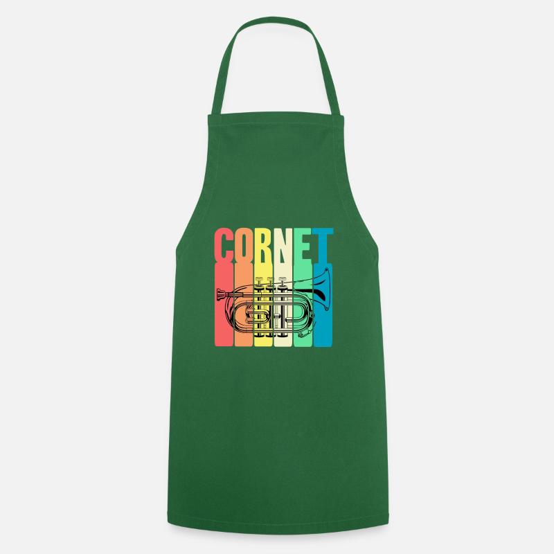 Cornet - Tablier de cuisine - vert foncé