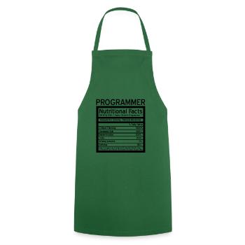 Programmierer - Kochschürze - Grün - Vorne - AI Model Male 185 dark (185cm)