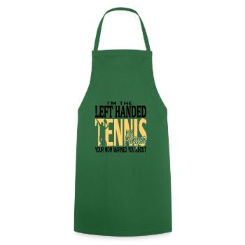 Tennis Sport - Kochschürze - Grün - Vorne - AI Model Male 185 dark (185cm)