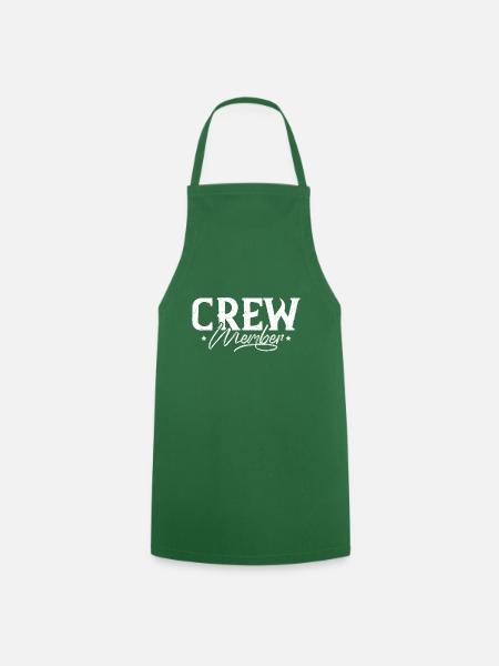 crew member - Kochschürze - Grün